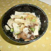 キノコのみぞれ和え