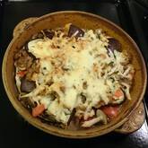 ナスとひき肉の重ね焼き