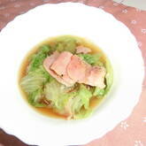 レタスとベーコンのサッと煮