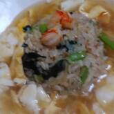 ふんわり卵白のトロトロあんかけチャーハン