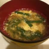 ニラタマみそ汁