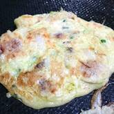 豆腐入りお好み焼き