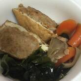 射込み厚揚げの煮物