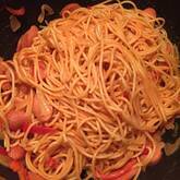 懐かしいナポリタンパスタ