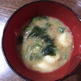 オクラのみそ汁