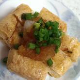 焼き油揚げのおろしのせ
