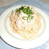 カンタン濃厚！タラコクリームパスタ