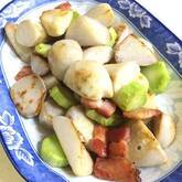 里芋のアンチョビ炒め