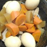 卵がたまらない！豚肉と大根のコーラ煮