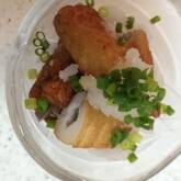 ゴボウ天のおろし和え