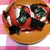 冷やしトマトの和風サラダ