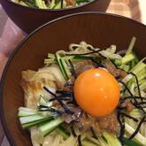 冷やし納豆素麺