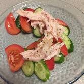 鶏ささ身の中華サラダ