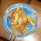 ベーコンとちくわのマヨ炒め