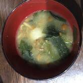 ナメコのみそ汁