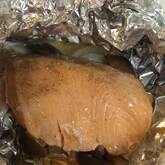 サーモンとキノコのホイル蒸し