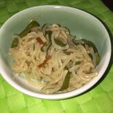 しらたきとピーマンの炒め煮