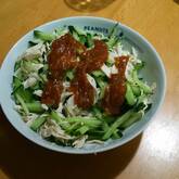 ささ身の棒々鶏風