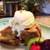 リンゴとサツマイモのケーキ