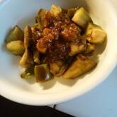 レンジナスのゴマみそがけ