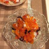 タコのパプリカソース