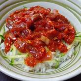 ピリ辛マグロ丼