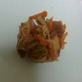 切干し大根と平天の煮物