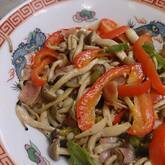 キノコのガーリック炒め