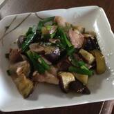 豚バラとナスのソテー