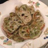 レンコンの磯部揚げ焼き