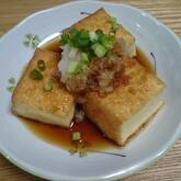 おつまみにもご飯のおかずにも！おろしポン酢でさっぱり厚揚げステーキ