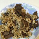 牛肉とマッシュルームのチャーハン