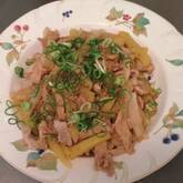 豚肉のポン酢和え