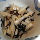 塩もみ大根の昆布和え