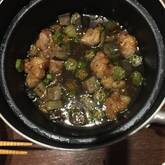 ナスと鶏肉の揚げ煮