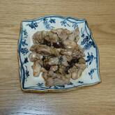 鶏とナスのニンニクじょうゆ炒め