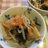 モヤシのキムチ和え