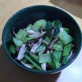 チンゲンサイのコショウ和え