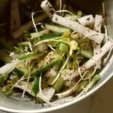 大根とキュウリのユカリ和え