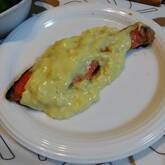 ホワイトソースがけ鮭のソテー