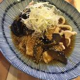ボリューム満点！豚しゃぶと揚げナスの素麺