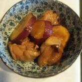 ご飯がすすむ！鶏とサツマイモの甘辛煮
