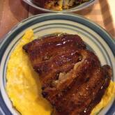 ウナギと卵の丼