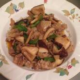 シイタケの炒め物