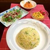 塩もみ白菜とジャコのチャーハン