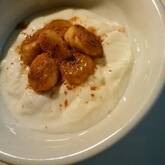 カラメルバナナヨーグルト