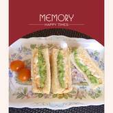 アボカドと卵のサンド