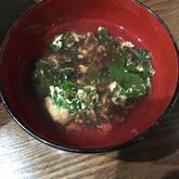 ふわふわ食感！つるむらさきのかき卵スープ