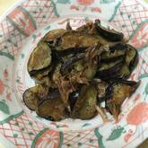 炒めナスのおかか和え