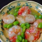 エビと枝豆のトロミ炒め